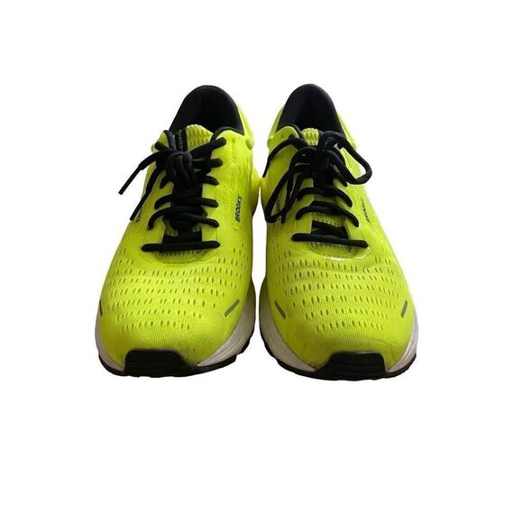 Brooks Ghost Mens Neon Green Lace Up Road Sneakers Athletic Running Shoes 11.5 - Picture 6 of 12
